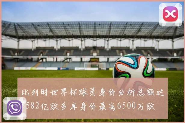 比利时世界杯球员身价分析总额达5582亿欧多库身价最高6500万欧